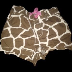 Carter's Giraffe Shorts 24 mths.
